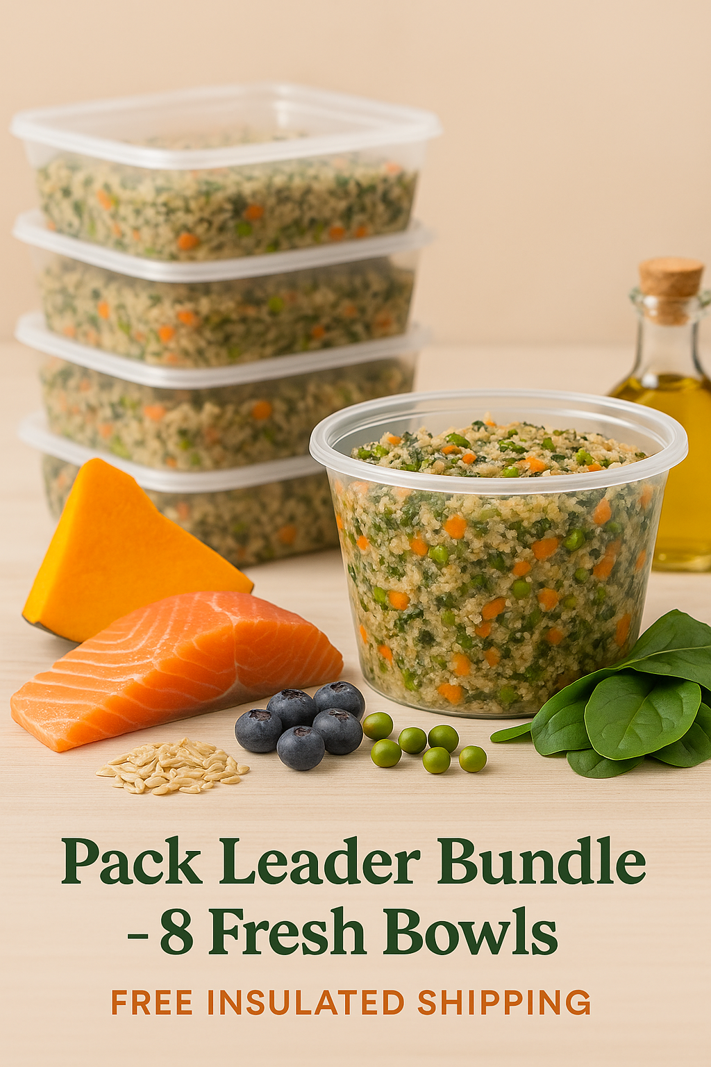 Fresh Salmon and Vegetable Dog Food – Harvest Pot Harvest Pot