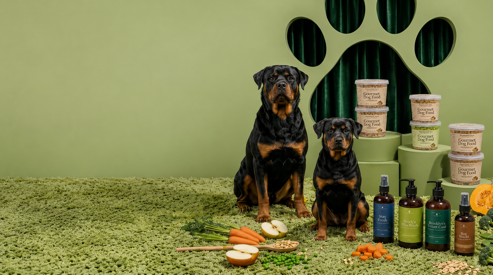 Pawradise Grooming Duo – Complete Natural Dog Grooming Set