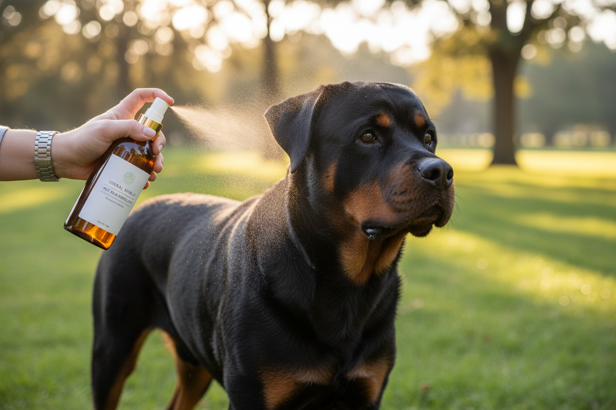 Bug Repellent on Pup