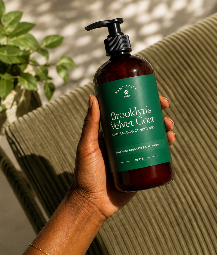 Natural Dog Coat Conditioner – Brooklyn's Velvet Coat