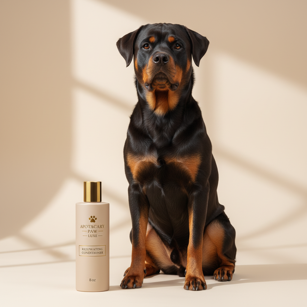 Rottweiler with Conditioner