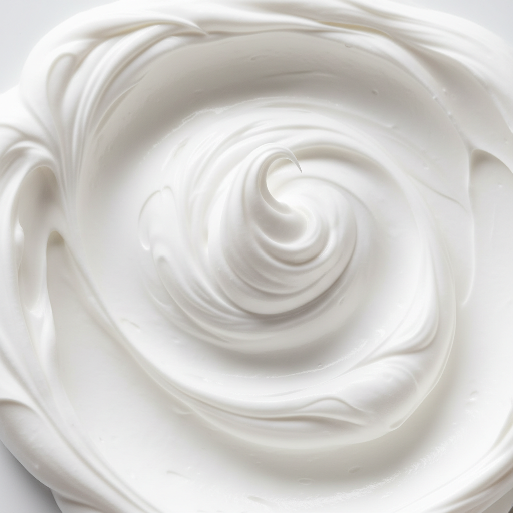 White Creamy Conditioner Texture